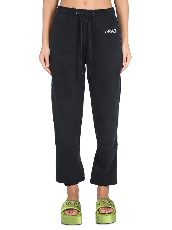 Jogging Pants With Logo - Versace