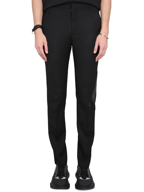 Virgin Wool Pants - Alexander McQueen
