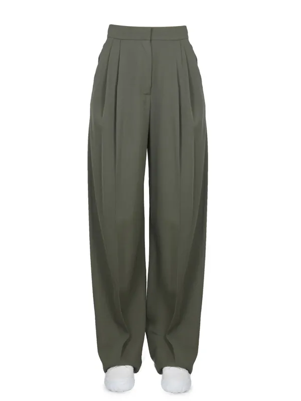 Wide Leg Pants - Alexander McQueen