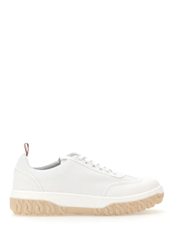 Cotton Canvas Sneaker - Thom Browne