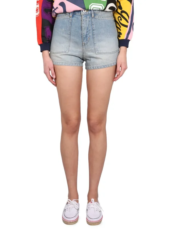 Short In Denim - Kenzo