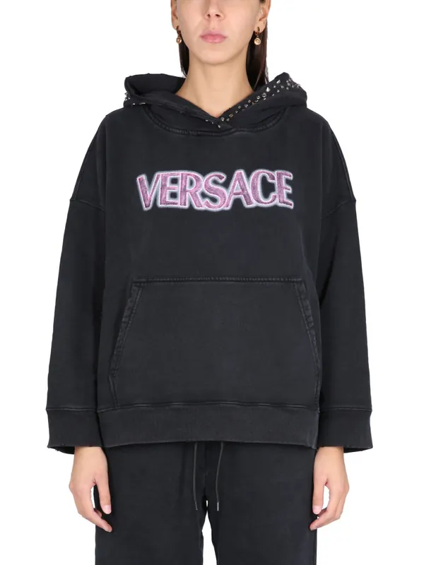 Sweatshirt With Studs - Versace