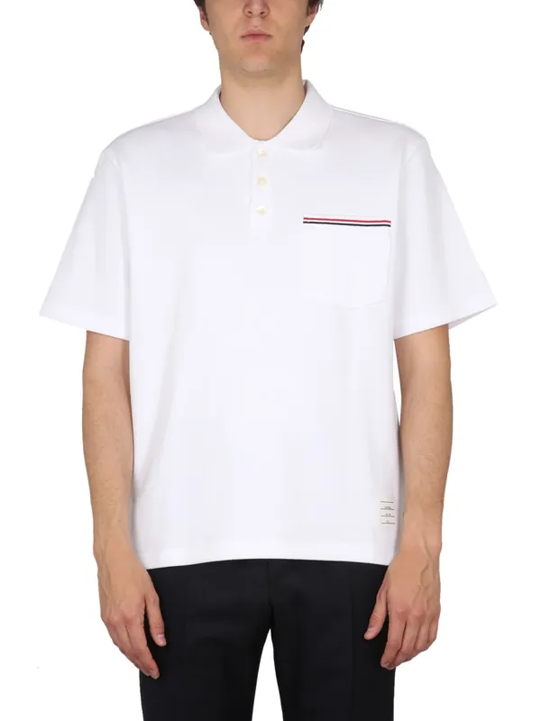 Cotton Polo - Thom Browne