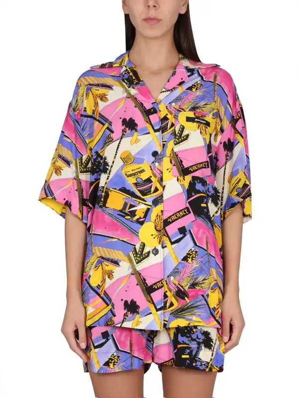 Miami Mix Print Shirt - Palm Angels