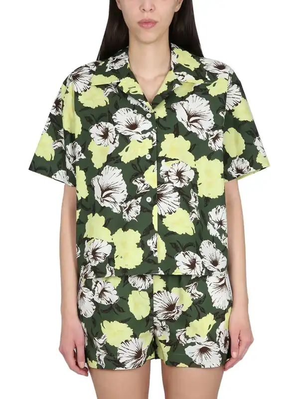 Floral Print Shirt - MSGM