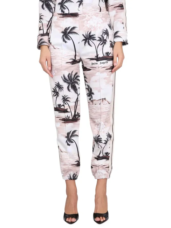 Island Print Pants - Palm Angels