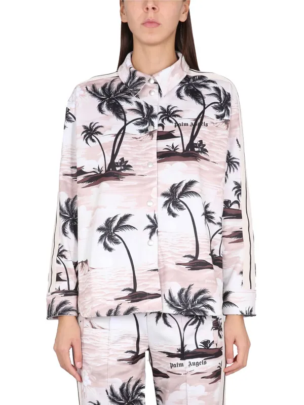 Island Print Shirt - Palm Angels