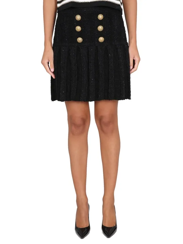 Skirt With Buttons - Balmain