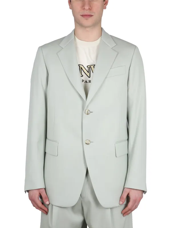 Single-Breasted Boxy Jacket