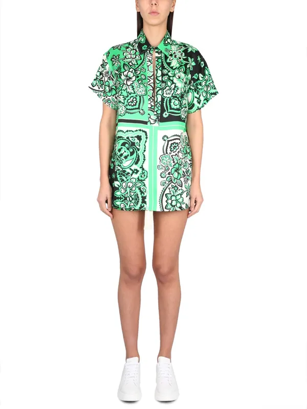 Carre' Bandana Shirt - Red Valentino