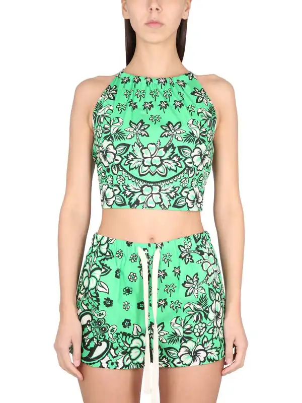 Carre' Bandana Top - Red Valentino