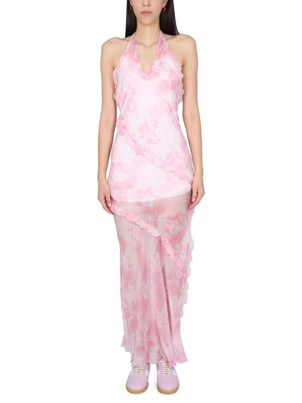 Silk Chiffon Dress - MSGM