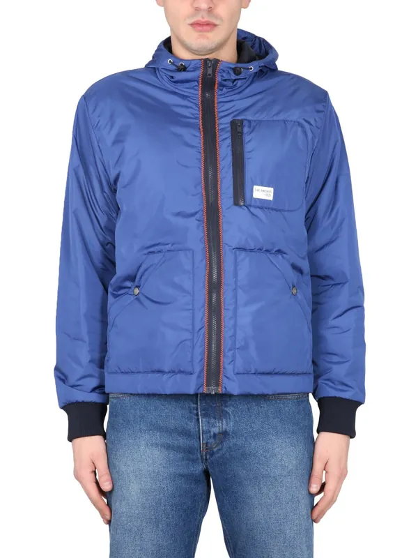 Bomber Jacket With Logo - Fay