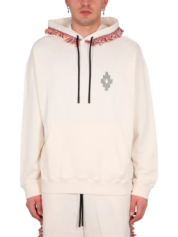 Fringes Sweatshirt - Marcelo Burlon County Of Milan