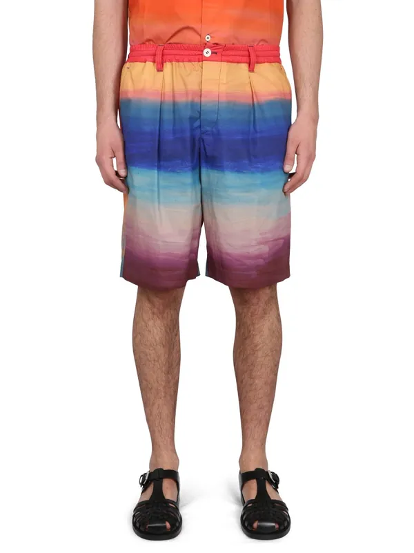 Cotton Bermuda Shorts - Marni