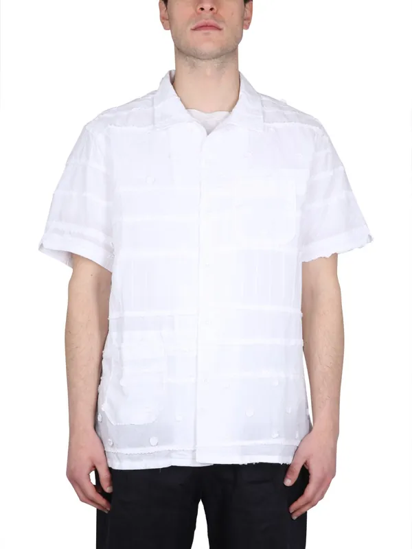 Shirt With Embroidery - Engineered Garments