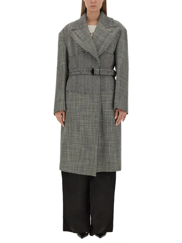 Wool Patchwork Coat - Tom Ford