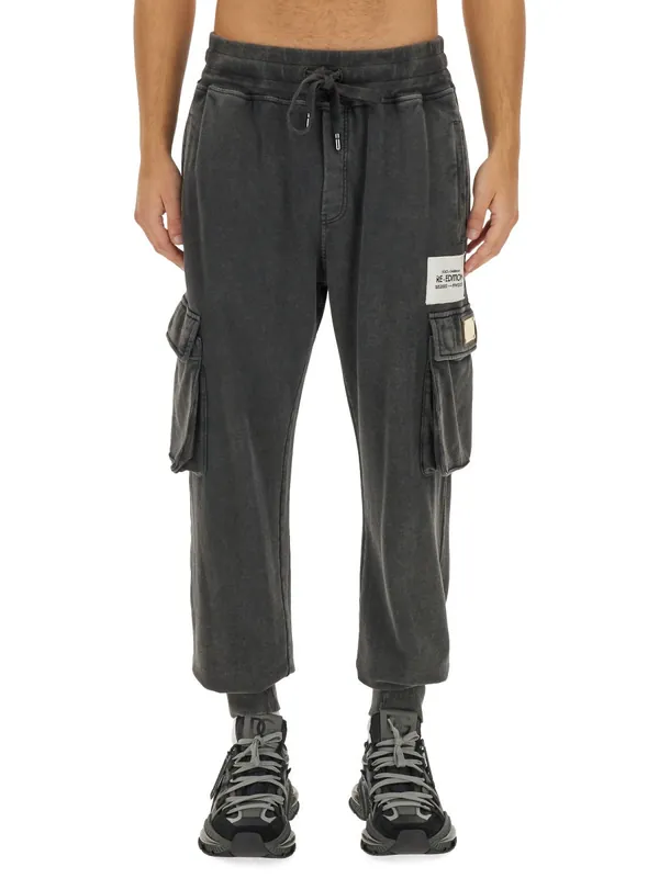 Jogging Pants With Logo - Dolce & Gabbana