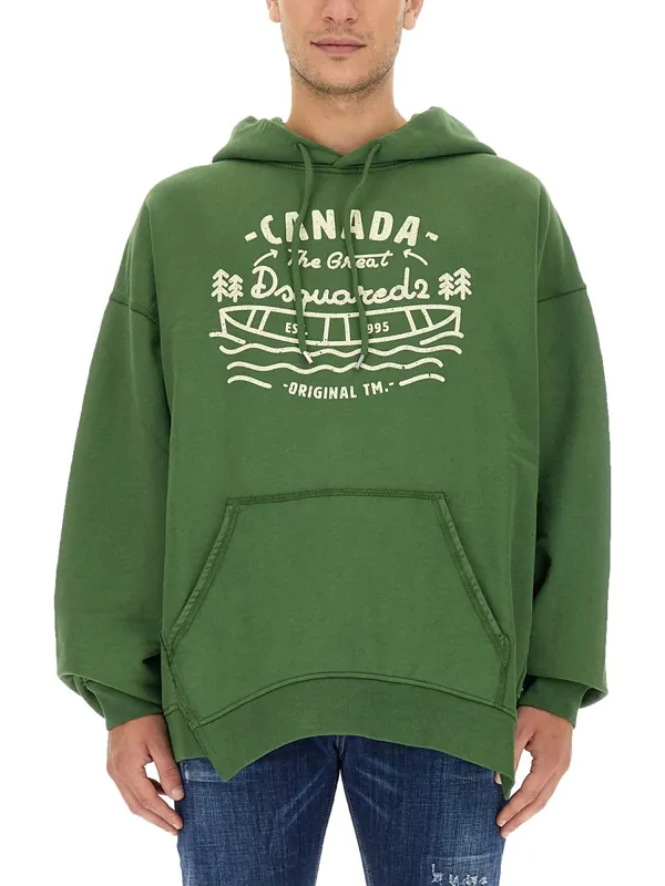 Sweatshirt With Logo - Dsquared2