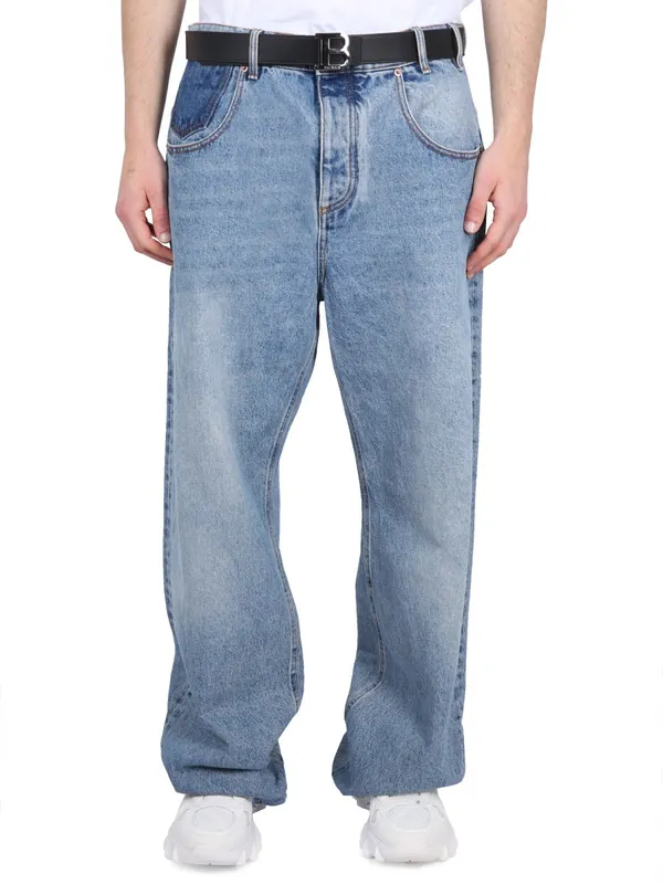 Loose Fit Jeans - Balmain