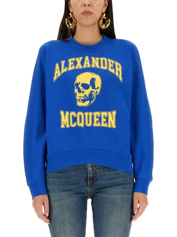 Varsiity Skull Sweatshirt - Alexander McQueen