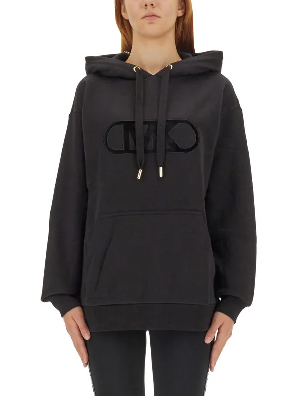 Flocked Logo Sweatshirt - Michael Kors