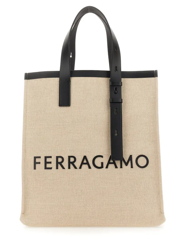 Tote Bag With Logo - Ferragamo