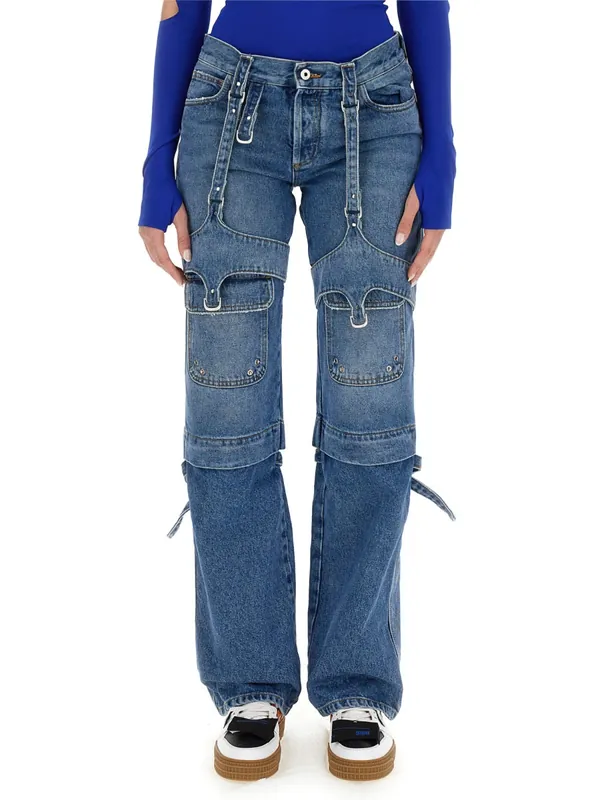 Cargo Jeans - Off-White