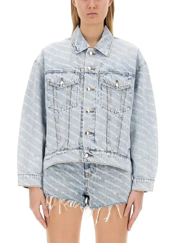 All Over Logo Jacket - Alexander Wang