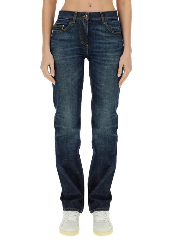 Straight Leg Jeans - Palm Angels