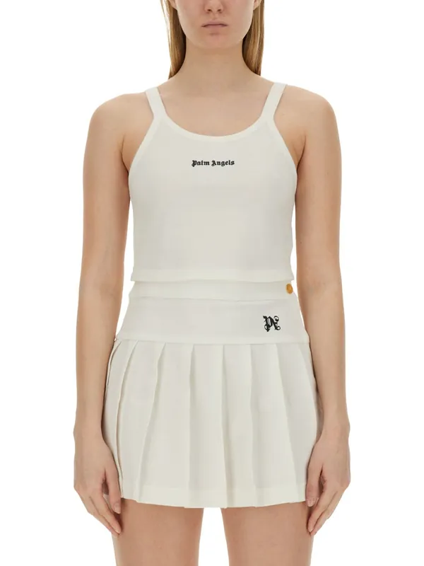 Tank Top With Logo - Palm Angels