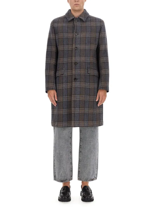 Plaid Coat - Etro