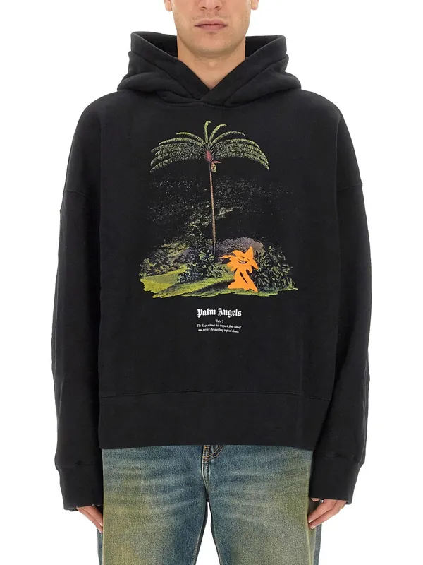 Enzo Sweatshirt From The Tropics - Palm Angels