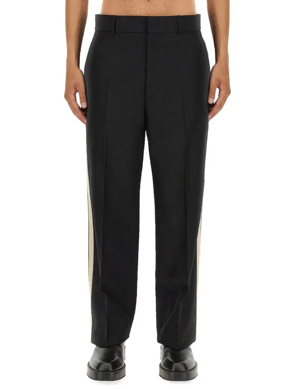 Pants With Logo Band - Palm Angels