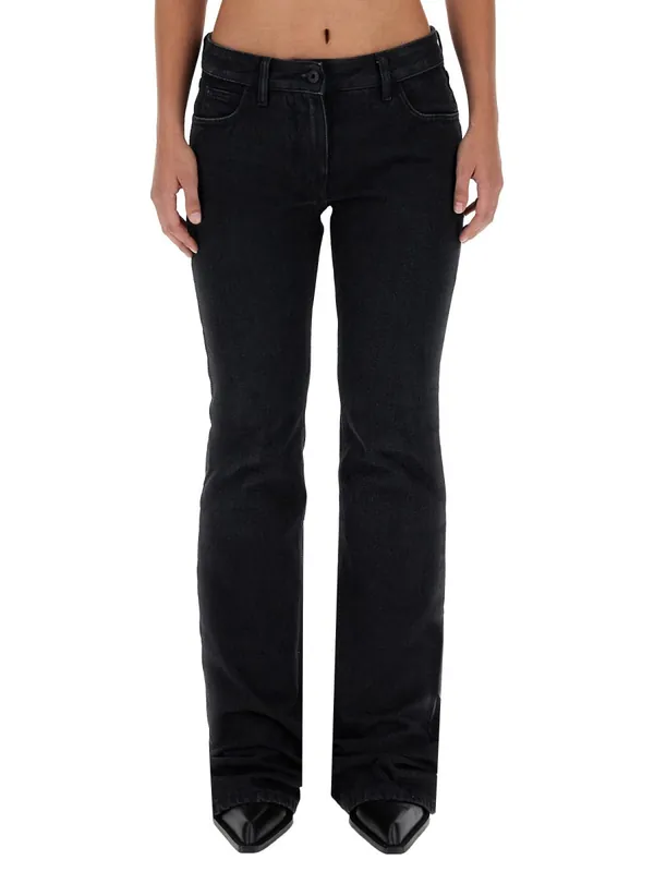 Jeans Wide Leg - Off-White