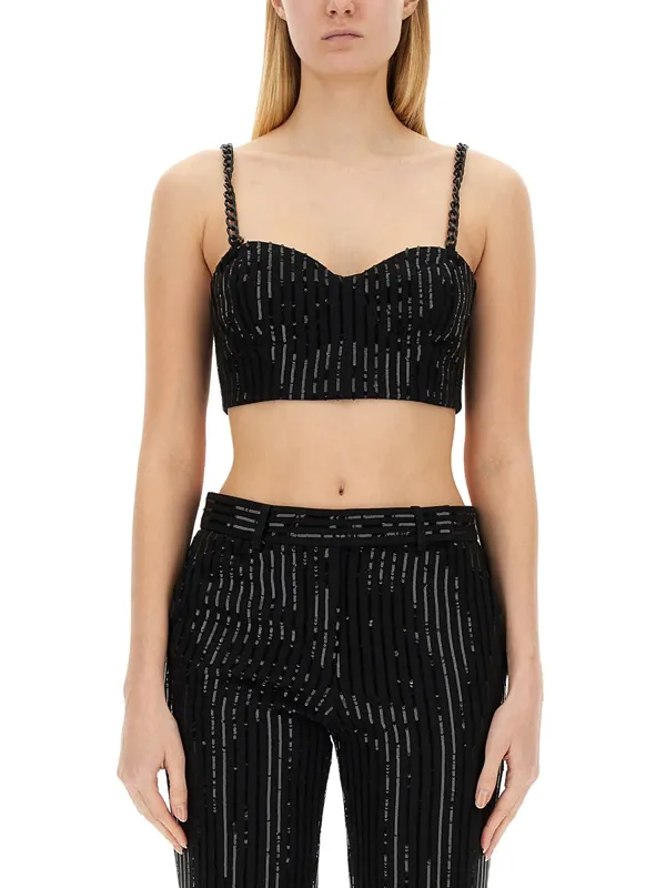 Crepe Bustier Top - Michael Kors