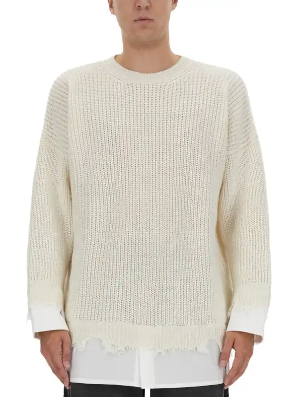 Shirt Bottom Sweater - MM6 Maison Margiela