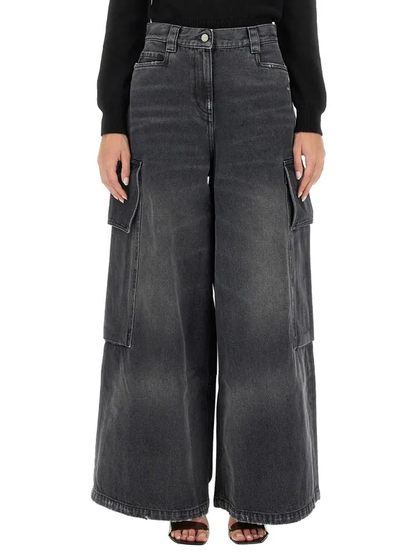 Wide Parachute Jeans - Palm Angels