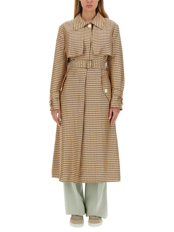 Belted Trench Coat - Lanvin