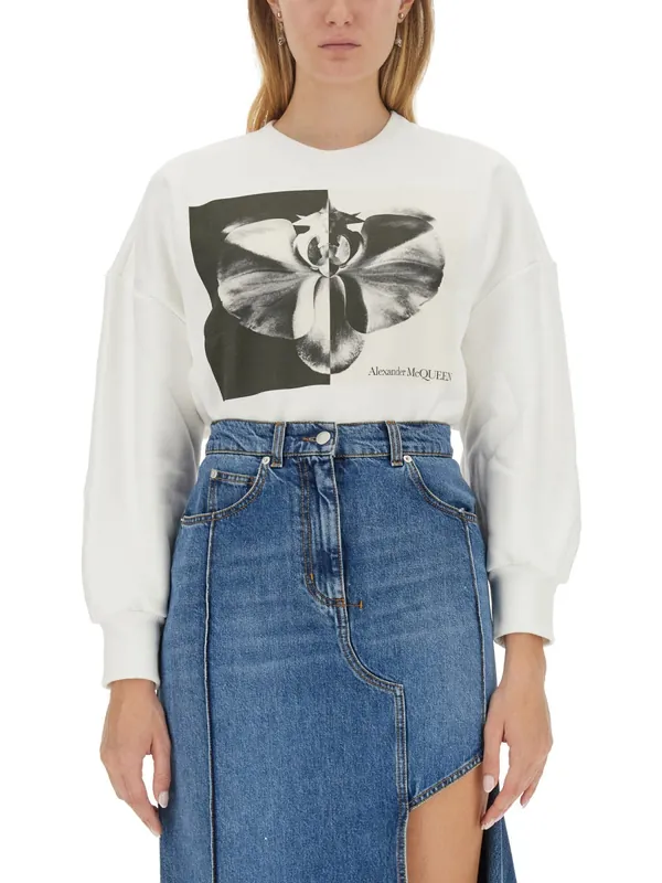 Sweatshirt With Logo - Alexander McQueen
