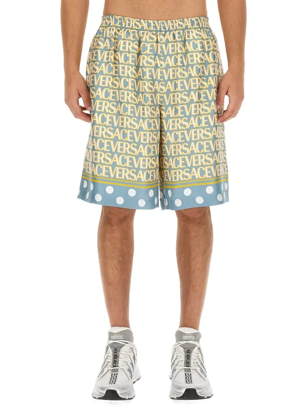 Shorts With Logo - Versace
