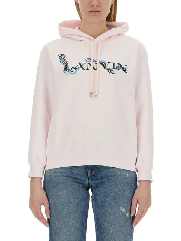 Sweatshirt With Print - Lanvin