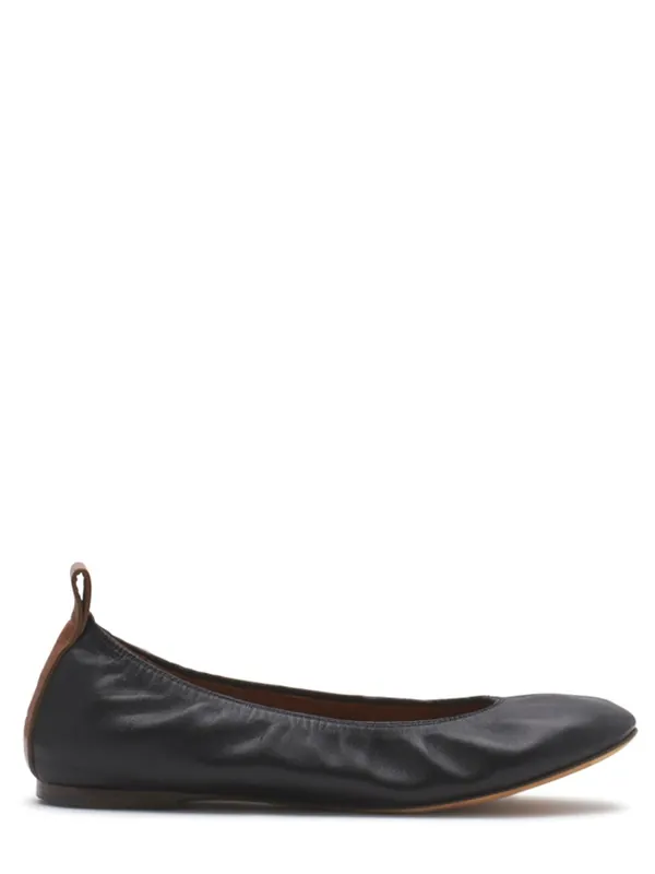 Leather Ballerina - Lanvin