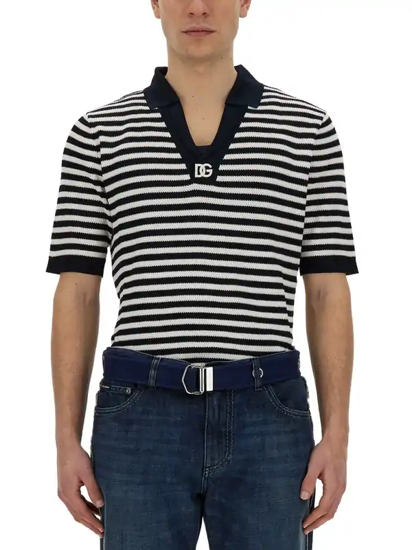 V-Neck Polo Shirt