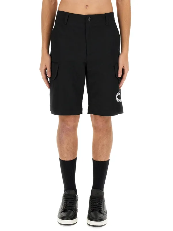 Bermuda With Logo - Moschino