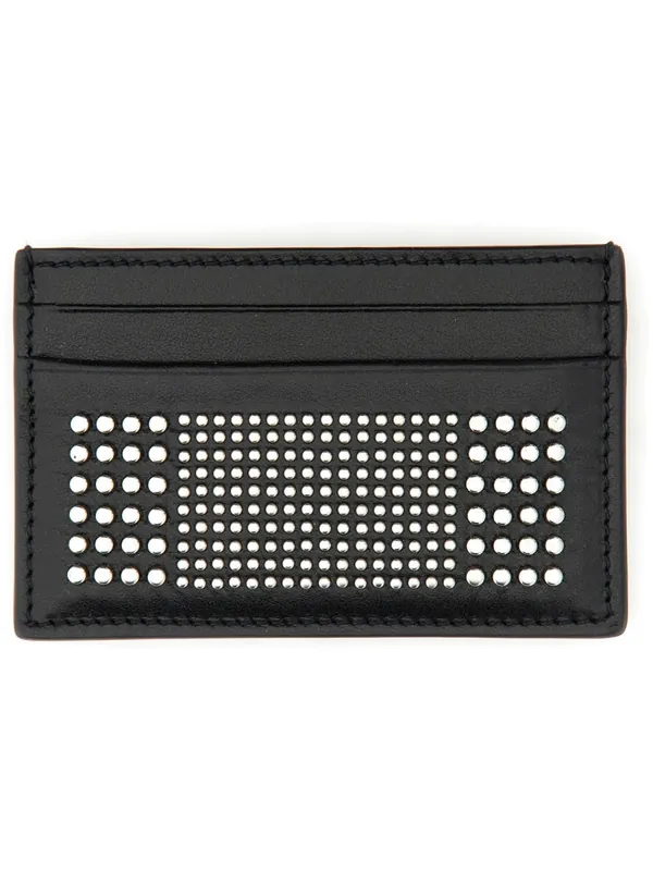 Leather Card Holder - Alexander McQueen