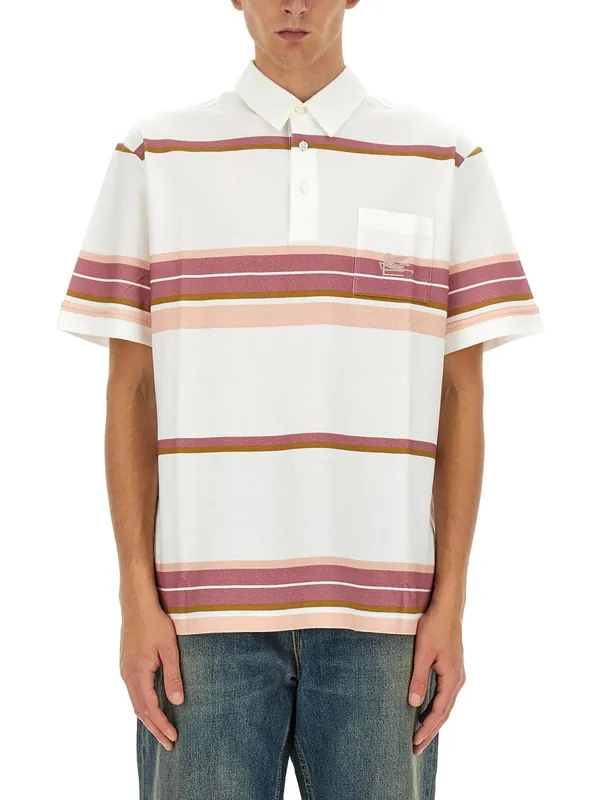 Polo Shirt With Pegasus Embroidery - Etro