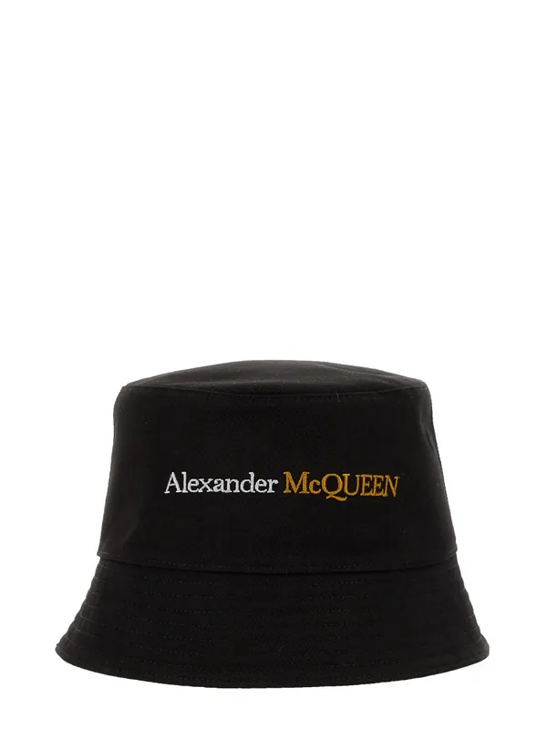 Bucket Hat With Logo - Alexander McQueen