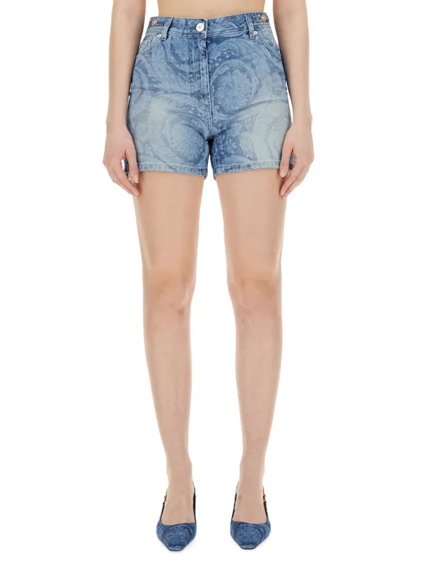 Denim Shorts - Versace