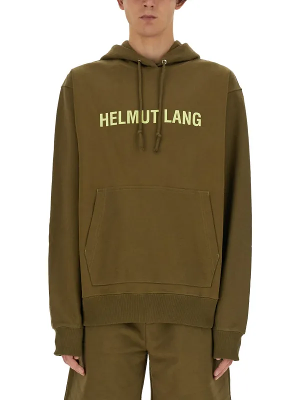 Sweatshirt With Logo - Helmut Lang